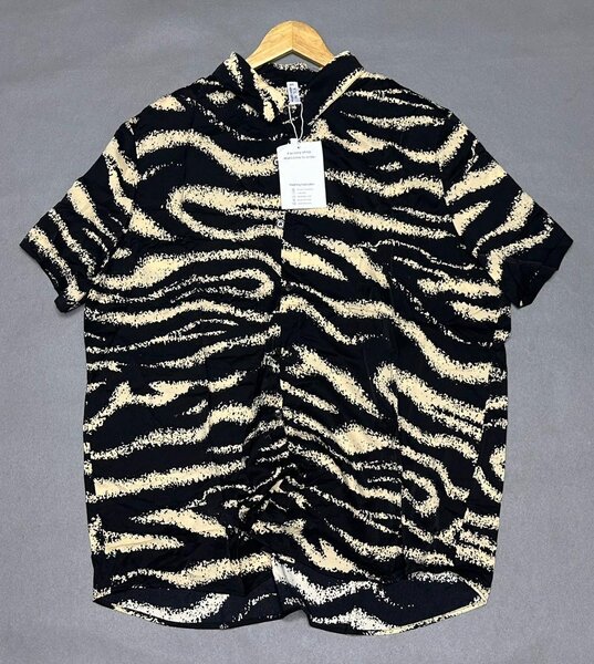 Chemise à motifs zèbre