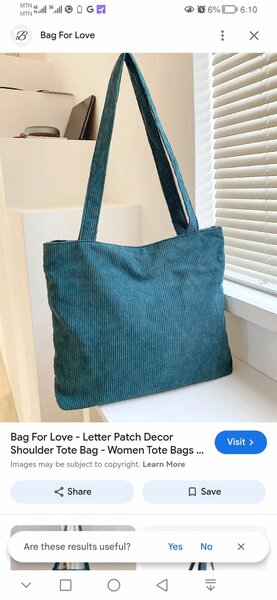 Corduroy Tote bag