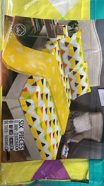 Draps de six pièces