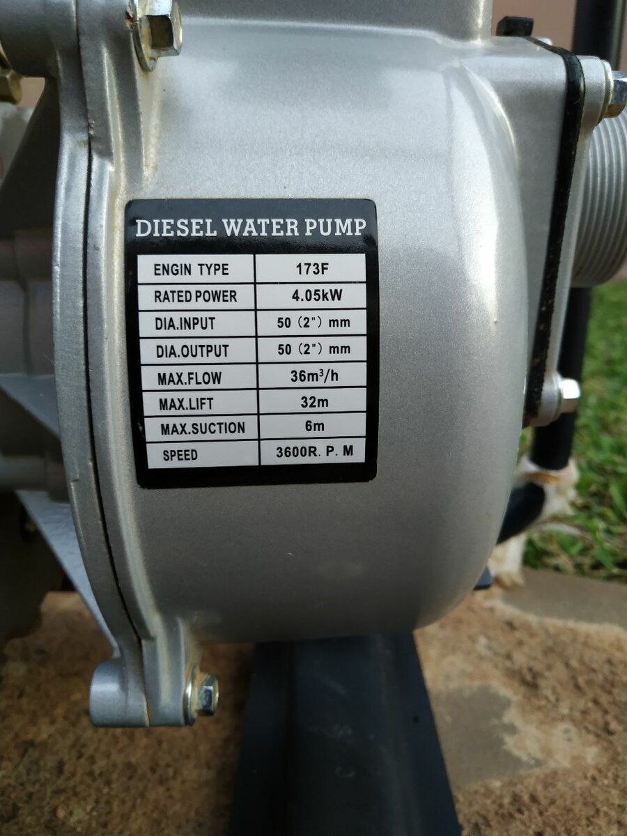 2 MAGNUM 6HP DIESEL WATERPUMP