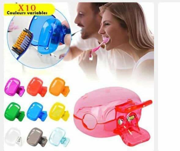 Étuis brosses à dents colorés