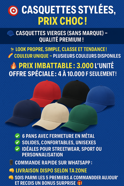 Casquette Unisexe Sans Marque