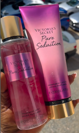 Set with perfumed mist  Pure seduction