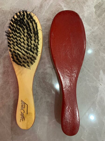 Brosse à cheveux en bois 2 pcs