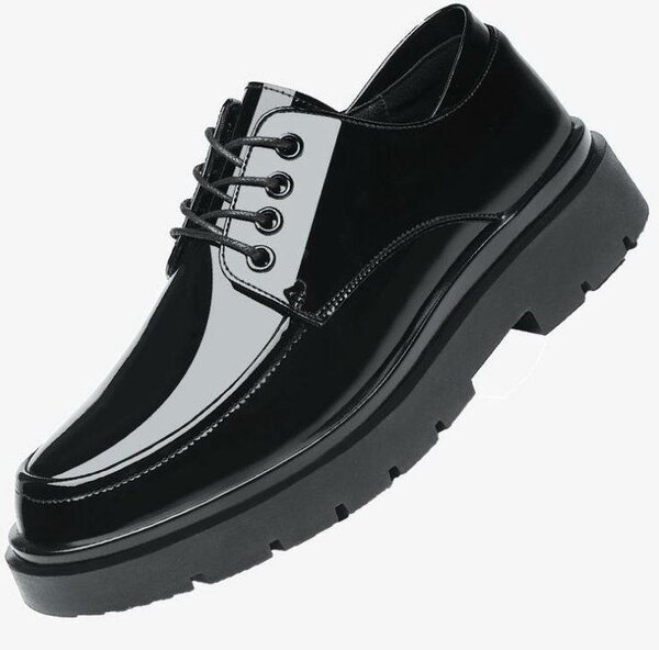 Chaussures derby homme brillant