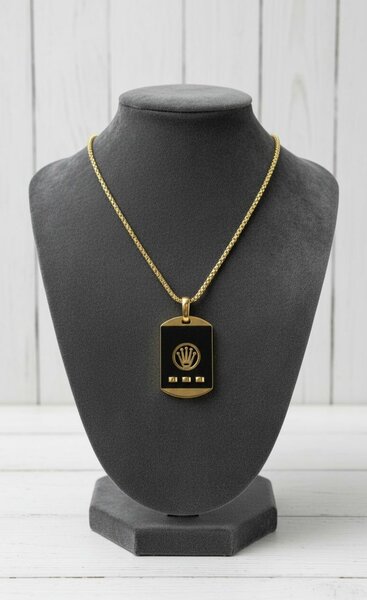 Collier Pendentif Plaqué Or Luxe