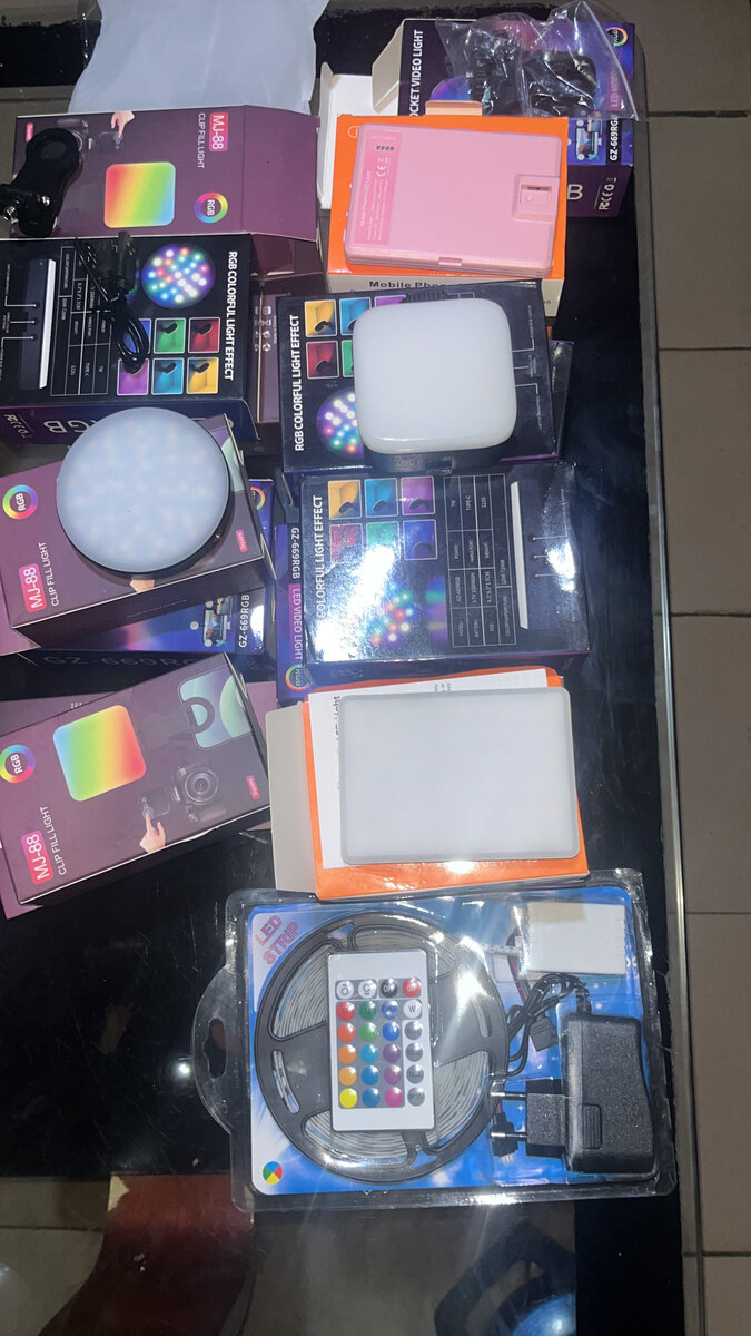 Lampe LED Clip RGB MJ-88