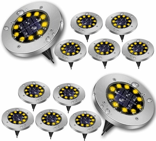 4 Lumières Solaire Enterrées