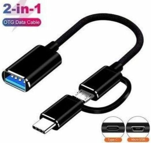 Câble OTG 2-en-1 USB