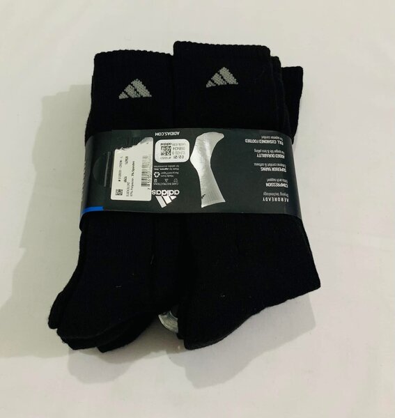 Chaussettes sport noires Adidas