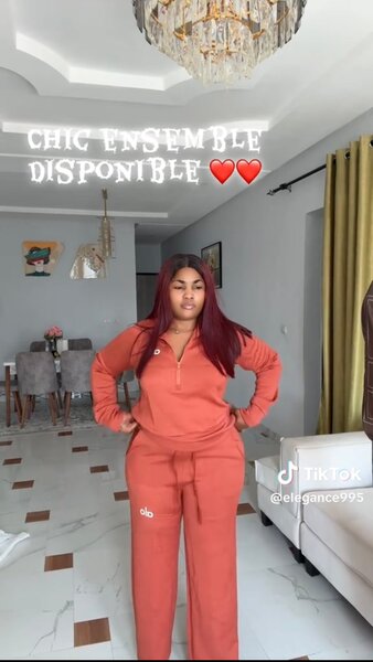 Ensemble confortable femme