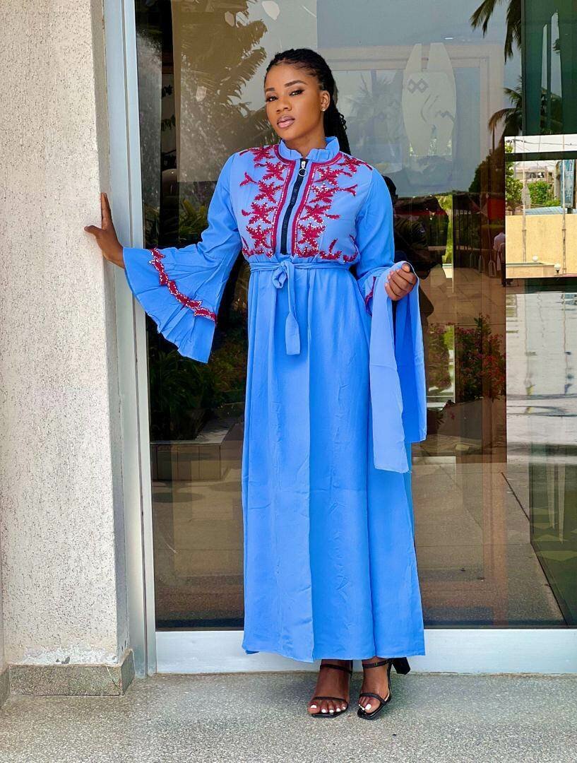 Robe Caftan Élégant Femme