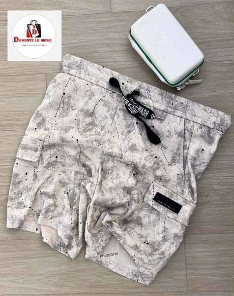 Short de bain marron élégant