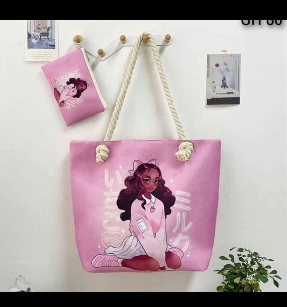 Sac fourre-tout illustré