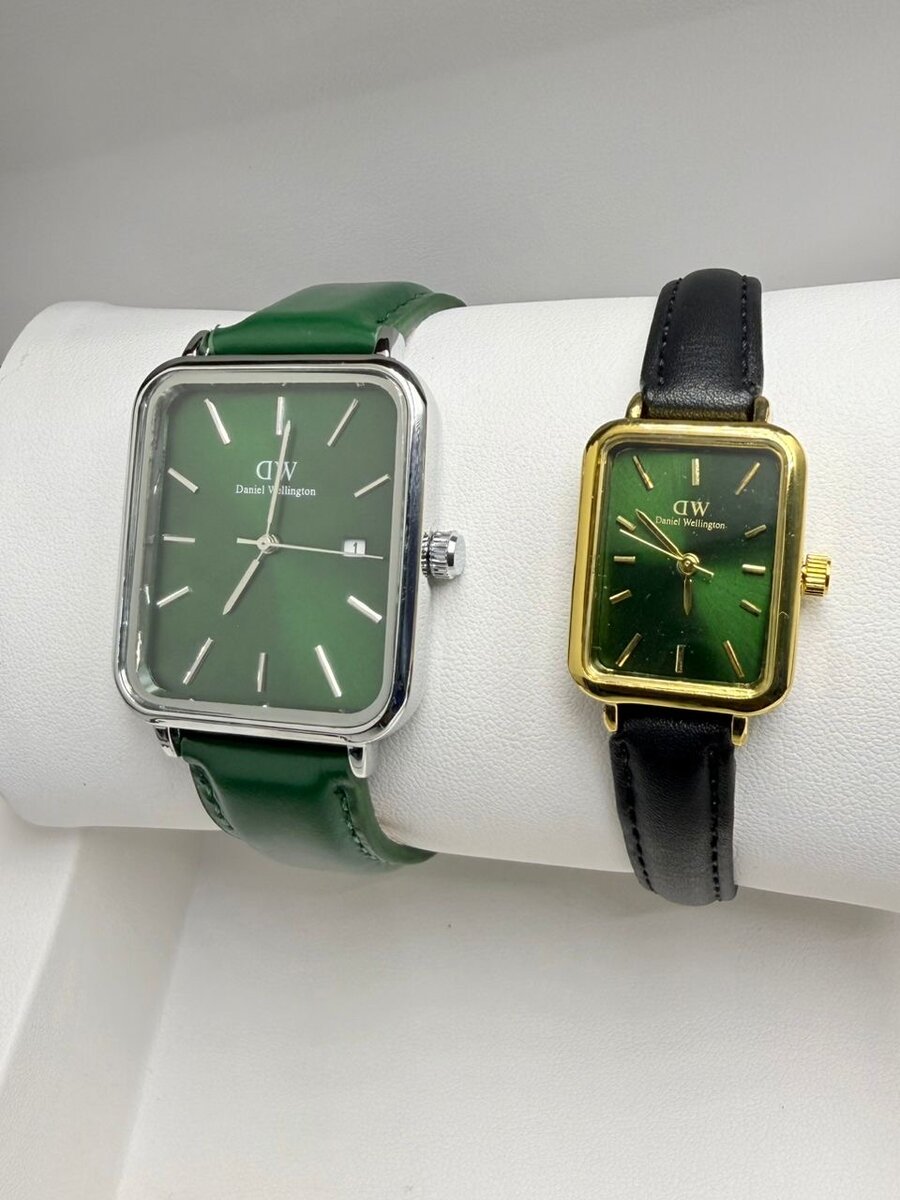 Montre cuir couple
