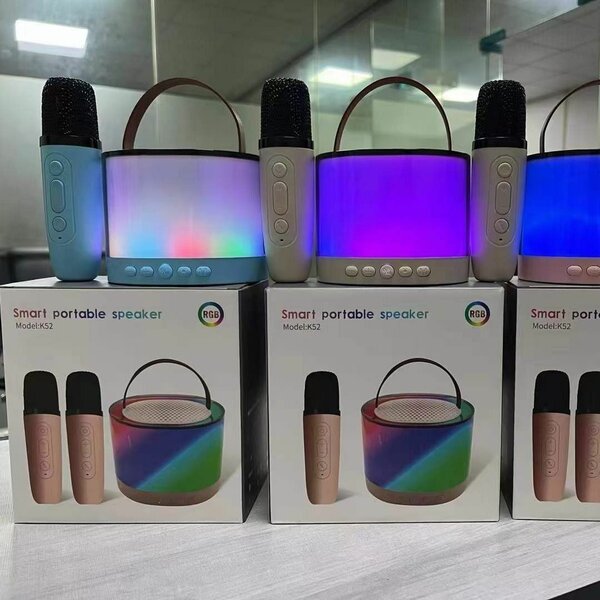 Enceinte portable RGB avec micro