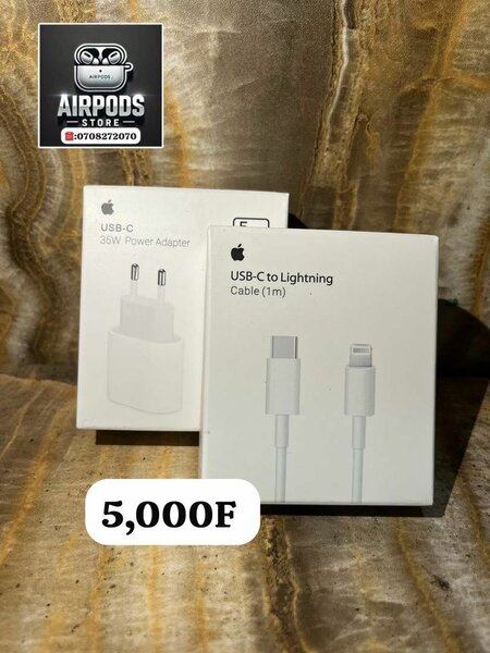 Chargeur iPhone authentique