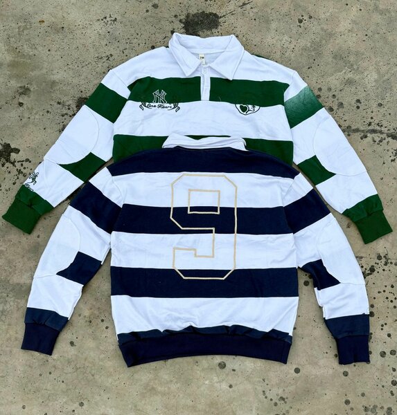Maillots de rugby rayés