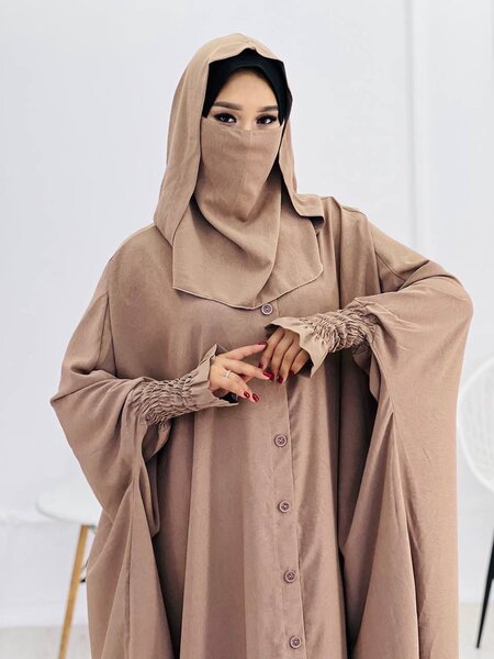 Абая мусульманская одежда хиджаб с никабом