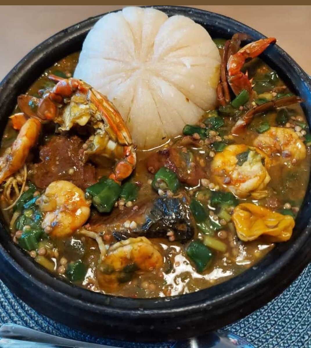 Soupe Okra aux Fruits de Mer