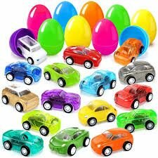 Egg plus car toys