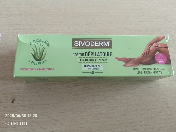 Crème dépilatoire Sivoderm