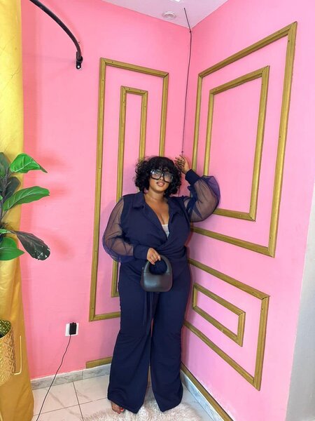 Bleu femmes classique costume