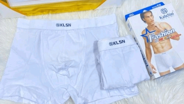 Boxers blancs homme KLSN