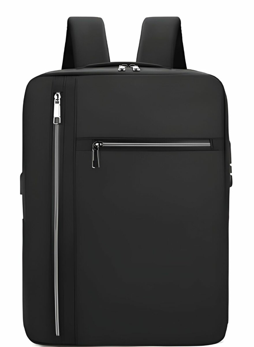 Double Zipped Laptop Backpack with USB port