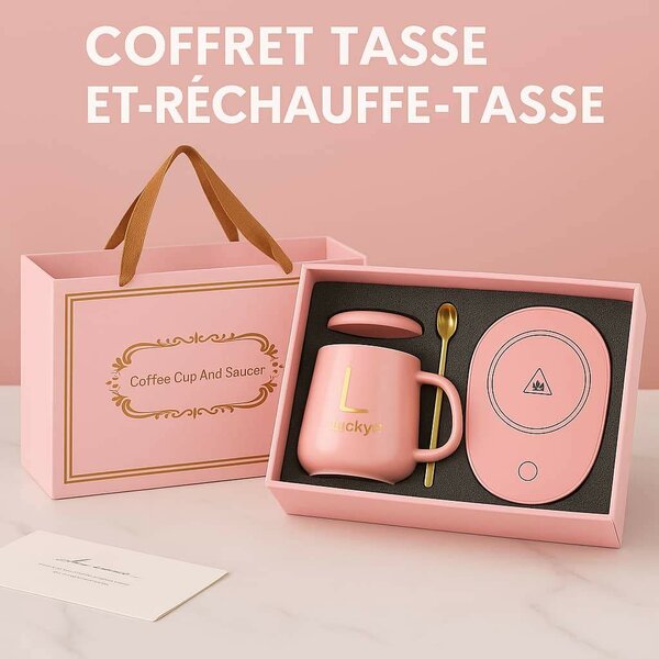 Coffret tasse chauffante luxe