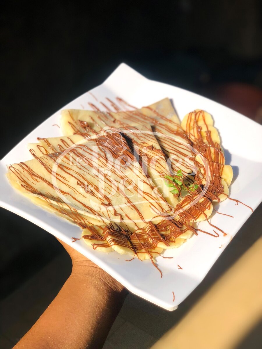 Crêpe fruitée au chocolat
