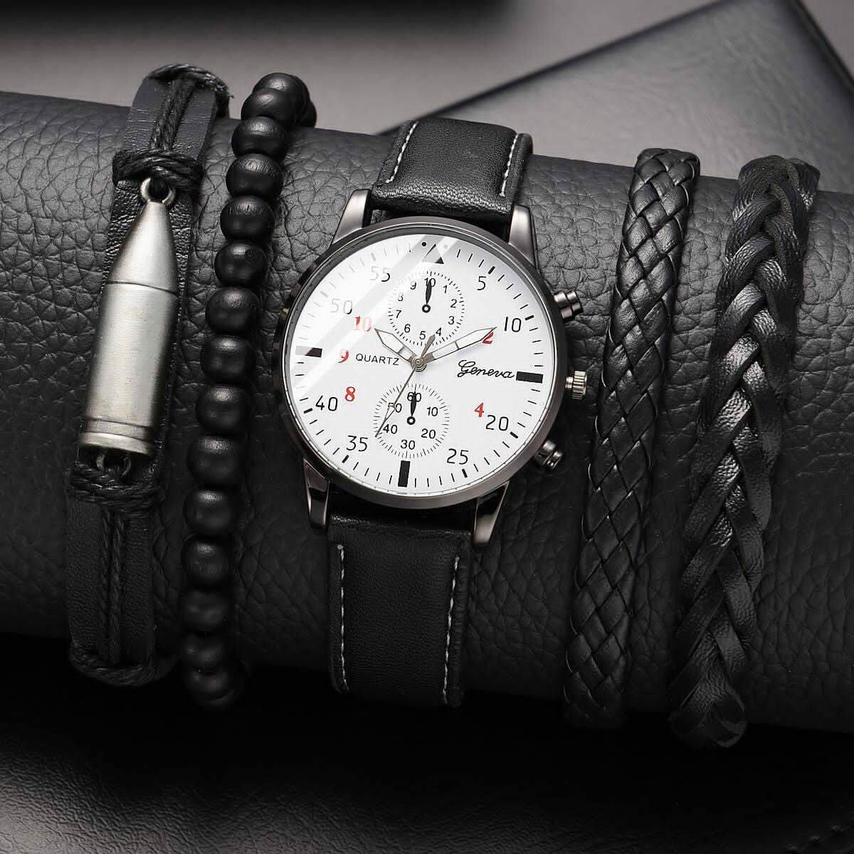 COFFRET MONTRE BRACELETS HOMMES