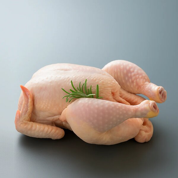 Poulet entier cru frais 1,5 kg
