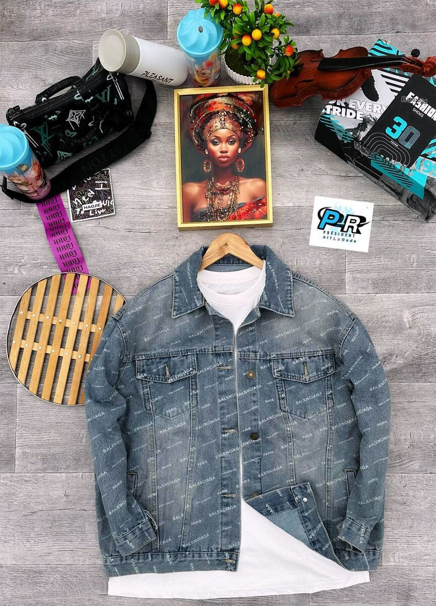 Veste en denim homme chic