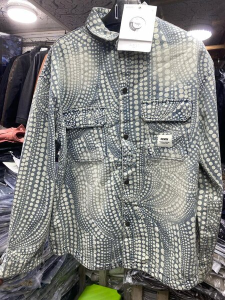 Chemise en jean imprimé