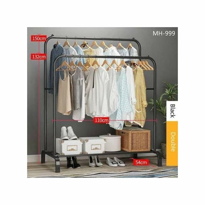 Heavy Duty Double Pole Clothes Hanger