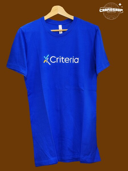 T-shirt bleu unisexe