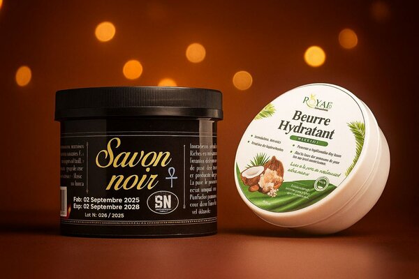 Savon Noir & Beurre Hydratant
