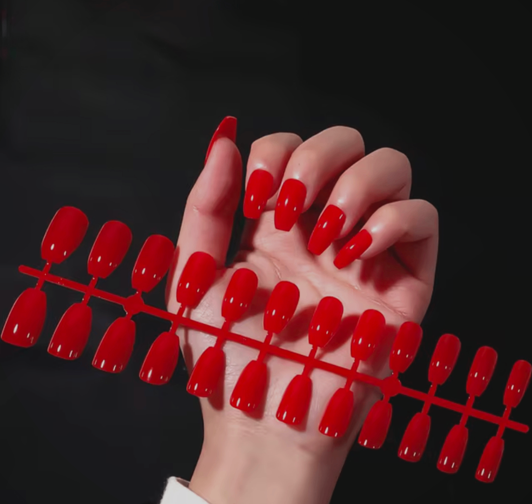 Beautiful RED and PINK press on nails available