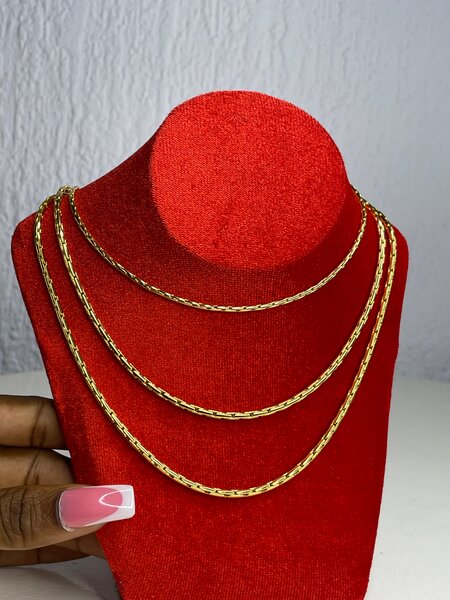 Collier Chaîne Doré Élégant