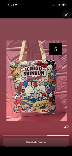 Sac Tendance Personnalisé Anime
