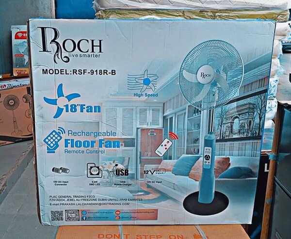 Ventilateur Rechargeable avec Télécommande