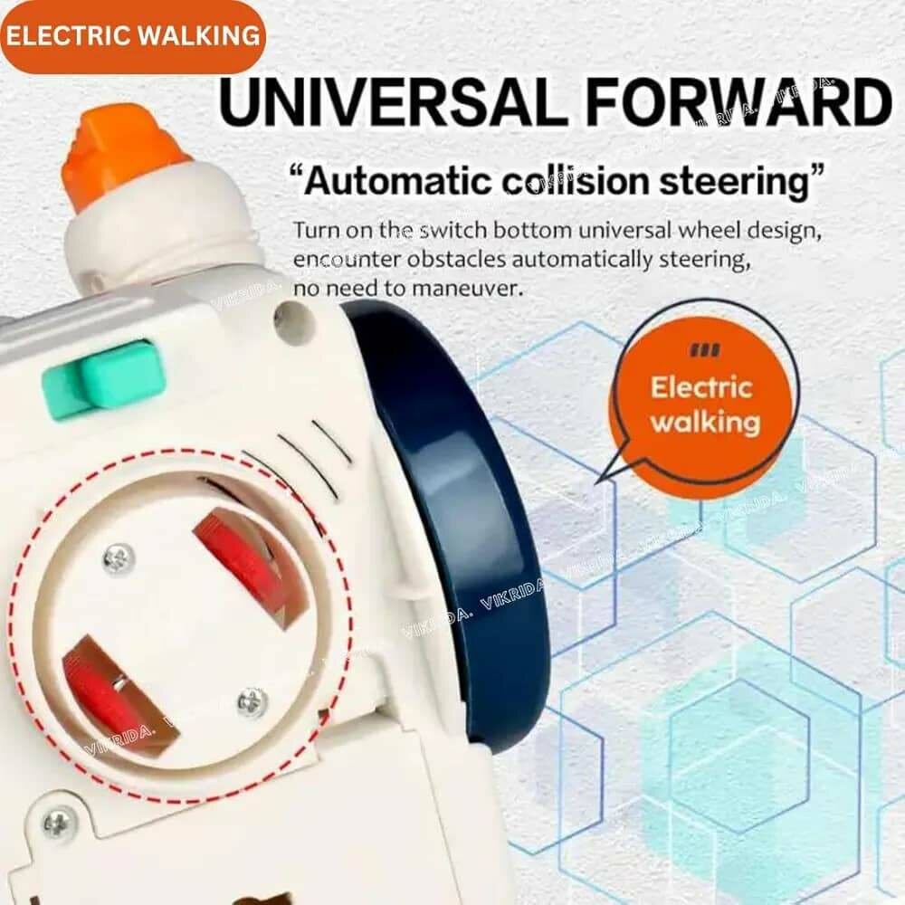 Jouet robot rotatif VikriDA | Engrenage transparent électriq