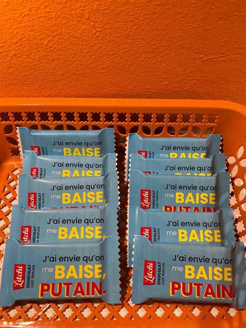 Chocolats messages humoristiques