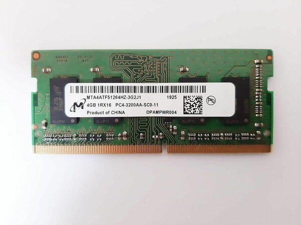 Barrette RAM DDR4 4GB SODIMM