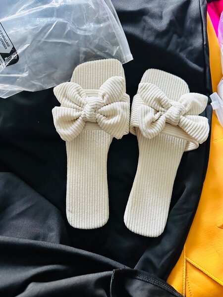White slippers