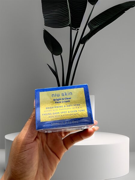 Nui Skin Bright and Clear face