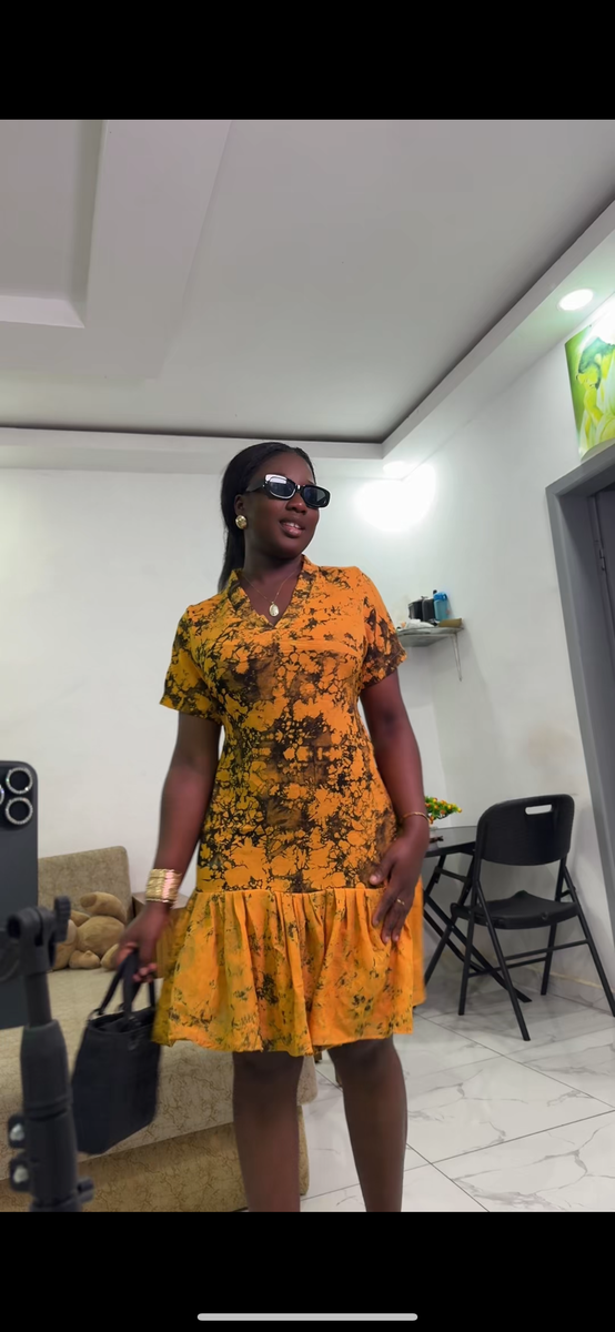 Robe d'été imprimée vibrante