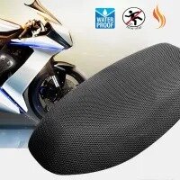 Motorcycle 10mm Thick Seat Heat Mesh Net Cover Sunscreen Cool Cushion Protector Sun Block Heat Insulation Mesh Pad