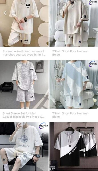 Ensemble décontracté homme